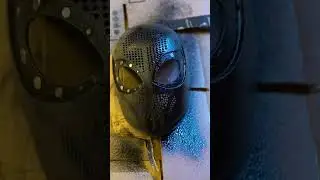 Making Spectacular Spiderman Faceshell #shorts