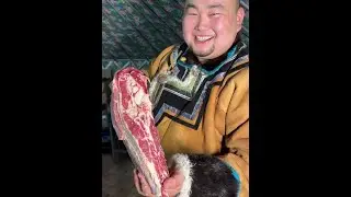 从草原天然冰箱里挖个牛排 #牧区生活 #物以“锡”为贵锡林郭勒双十二抢“鲜”吃 #锡林郭勒羊就是香  #锡林郭勒羊