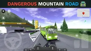 Real Tourist Bus Drive Through Remote Village & Dangerous Mountain Roads