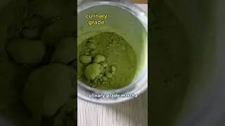 ceremonial vs culinary grade I use both 🍵 #matcha #greentea