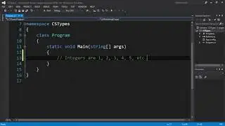C# TUTORIAL COURSE 6 - THE INTEGER DATATYPE
