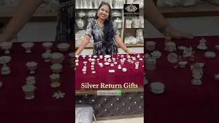 Silver Return gifts at Lakshmi Priya jewellers Tenali #housewarmingreturngifts #returngiftssilver