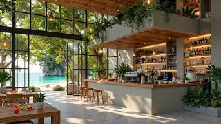 Beachfront Coffee Jazz 🎶 Calm Jazz by the Sea for Focus, Creativity & Gentle Mornings