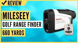 MiLESEEY Golf Range Finder with Slope On/Off, 660 Yards Range Finder Review