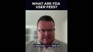What are the FDA user fees?