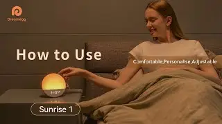 How to Use the Dreamegg Sunrise Alarm Clock | Wake Up Naturally