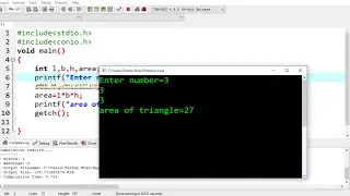 C Program to Calculate Area of Triangle | Learn Programming