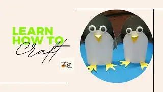 Cute Penguin Paper Craft | Easy DIY Penguin Art with Paper & Materials #diy #art @TinyArtTales16 