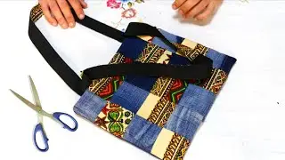 How To Turn Old Clothes Into A Fashionable Bag In Minutes!