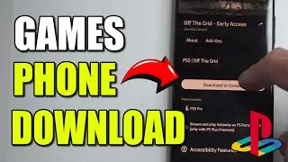 Как загрузить игры для PS5 с телефона (приложение PlayStation)