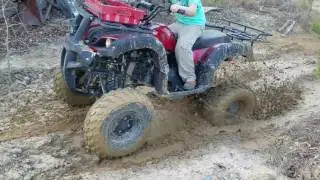 150 Taotao jumps with mud