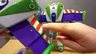 Modified Thinkway Buzz Lightyear (Combination Power Blaster Buzz and Drop Down Action Buzz)