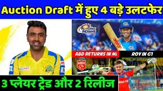 IPL 2023 - Mini Auction Draft & Transfer Updates