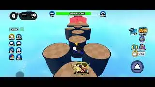 Jugando el lobby de la bicicleta en Roblox y si me lo pasé 😎😎🤓🤓
