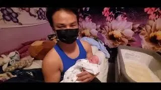 ELWM: Uncle Brandon with baby Levi Enoch  S. 