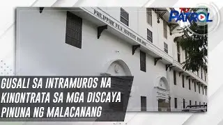 Gusali sa Intramuros na kinontrata sa mga Discaya pinuna ng Malacanang | TV Patrol