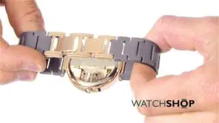 Anne Klein Ladies' Ceramic Watch (AK-N1018RGGY)