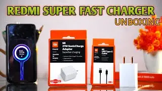 Redmi 27W SONIC CHARGE Adapter Unboxing ⚡⚡💥💥
