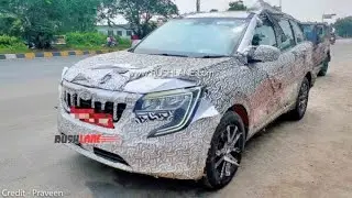 EXCLUSIVE: 2021 Mahindra Xuv 500 Spied With Production Ready Parts!