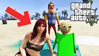 HELLO NEİGHBOR BALDİ SEVGİLİSİNİ KA&Ccedil;IRDI - GTA 5 MODS #gta5 #gta5mods #baldi
