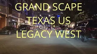 A Night Driving Tour Through Grand Scape in The Colony And  Legacy West In Plano Texas US Sep 2025