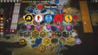 Scythe Walkthrough: Rusviet + Agricultural (Victory in 13-15 turns)
