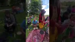 Giant Faerie Ring/Drum Circle - 2nd June 2024 #drumcircle