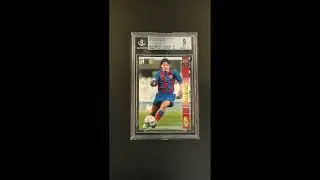 2004 Panini Sports Mega Cracks Lionel Messi ROOKIE #71 BGS 9 MINT