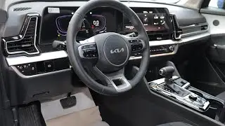 Kia Sportage 2025 EX, Pacific Blue, обзор интерьера