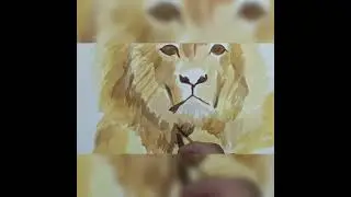 lion painting tutorial video #youtube #tutorial