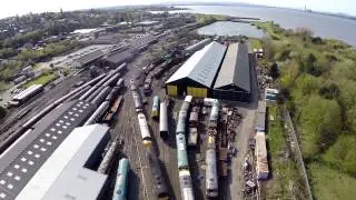 Bo'ness Railway from above