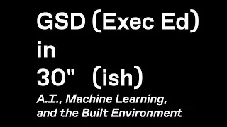 A.I., Machine Learning, and the Built Environment: Questions on AI