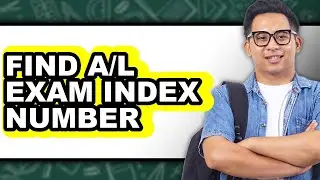 How to Find A/l Exam Index Number - Step by Step