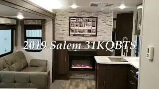 2019 .5 Forest River Salem 31KQBTS Travel Trailer at Couch's RV Nation a RV Wholesaler - RV Reviews