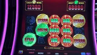 I PUT $100 IN THIS SLOT MACHINE AND THIS ENDLESS TREASURE BONUS WAS EPIC!!