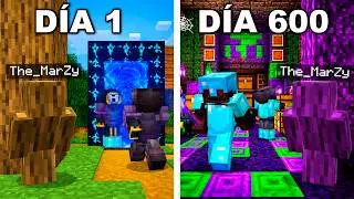 I SURVIVED 600 DAYS inside a SECRET MINECRAFT BASE