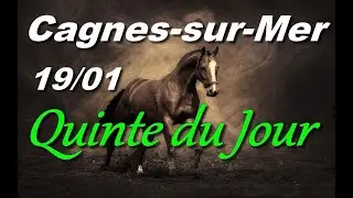 PRONOSTIC PMU QUINTE DU JOUR LUNDI 19 JANVIER 2026
