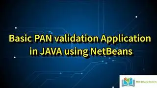 Basic PAN validation Application in Java using NetBeans