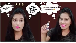 How to use Face oil / serum # vedic line Fairness Blend Rose Oil