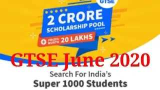 Goprep GTSE talent search examination June 2020, 2cr scholarship