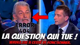 Jordan Bardella ATOMISE Gilles Verdez avec une seule question ! (CLASH TPMP)