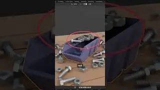 Use physics to easily populate your scene with objects in Blender.#b3d #blender3d