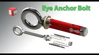 How to Create Eye anchor Bolt by Solidworks