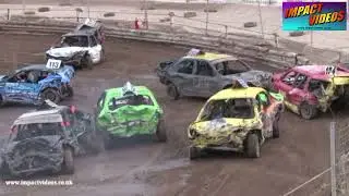 Halloween Havoc! Crazy Banger Racing Mildenhall 2014 Highlights Destruction Derbies