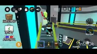 Jugando MM2 con @Fan_de_nabixsanti-nezuko #roblox #edit #robloxedit #viral  #memes #gaming #humor 