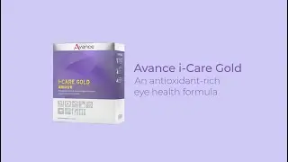 Avance i-Care Gold | Antioxidant-rich formula to support eye health and relieve eye discomfort