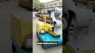 Mobile welding Robotic arm #automobile #roboticarm #welding #machine #robot