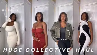 COLLECTIVE TRY ON HAUL | Oh Polly, Zara, SHEIN, Dior + more | Spring summer haul 2023 for big bust