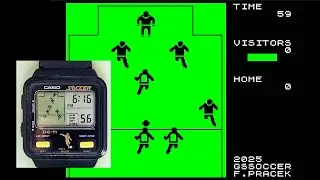 CASIO GAME & WATCH SOCCER - 48K ZX Spectrum 2025 game! Gameplay! - DVDfeverGames