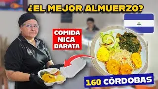Comiendo por solo C$160 😱 | ¿El mejor almuerzo casero de Chinandega? 🇳🇮